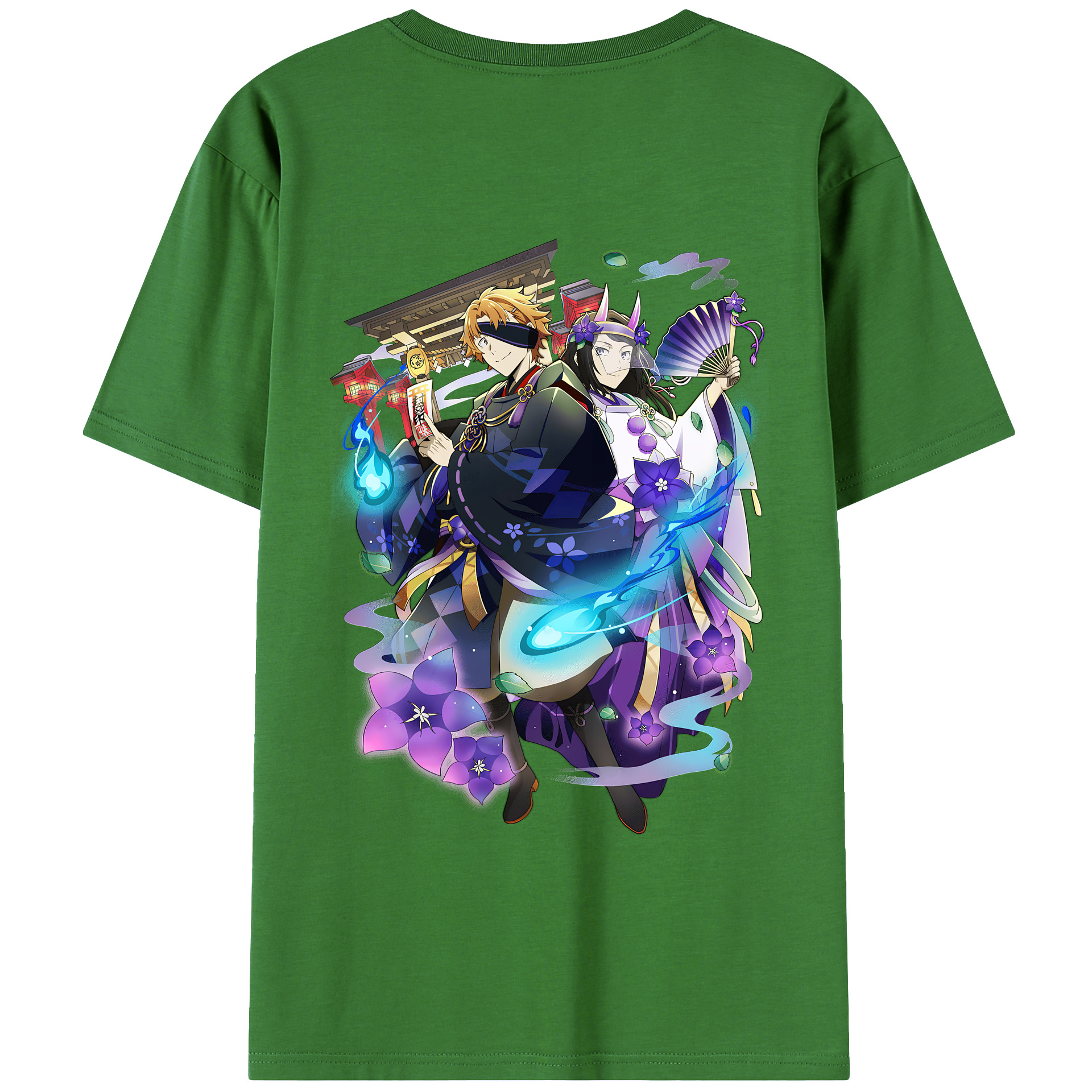 （画像用） 文豪ストレイドッグス Bungo Stray Dogs レディース半袖Tシャツ(バックプリント)